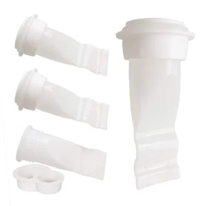 4 PCS Silicone Floor Drain Backflow Preventer One Way Valve Sewer Core White